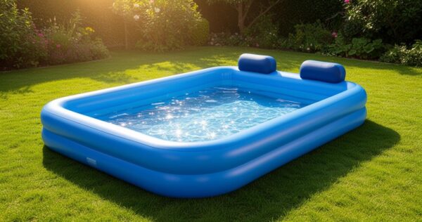 Top 3 des piscines gonflables avec siège : dimensions, volume et rapport qualité-prix